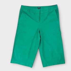 Loft Green Cropped Trouser Wide-leg Pants, Women's size 18